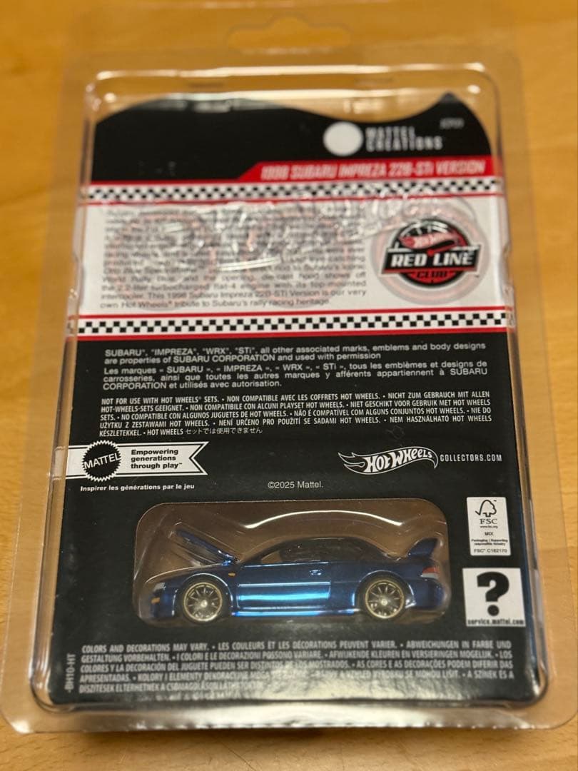 ミニカー RLC Exclusive 1998 Subaru 22B-STi
