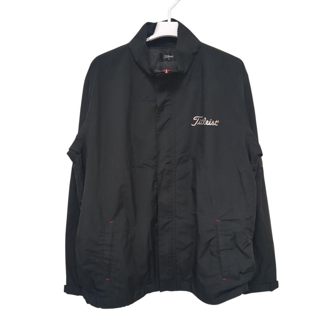 【美品】タイトリスト ゴルフ レインウェア 上下セット 3L（2XL） 黒