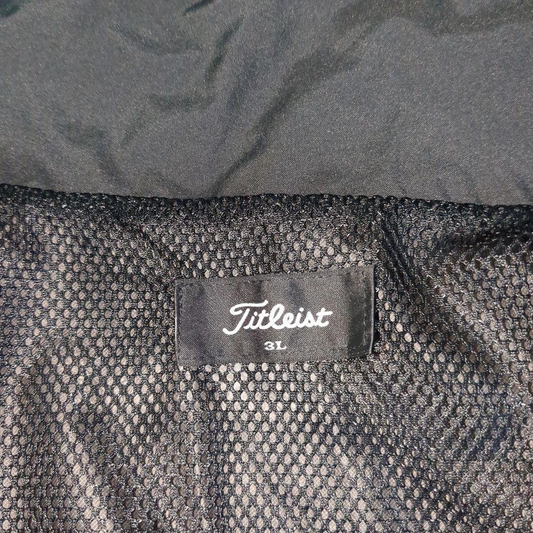 【美品】タイトリスト ゴルフ レインウェア 上下セット 3L（2XL） 黒