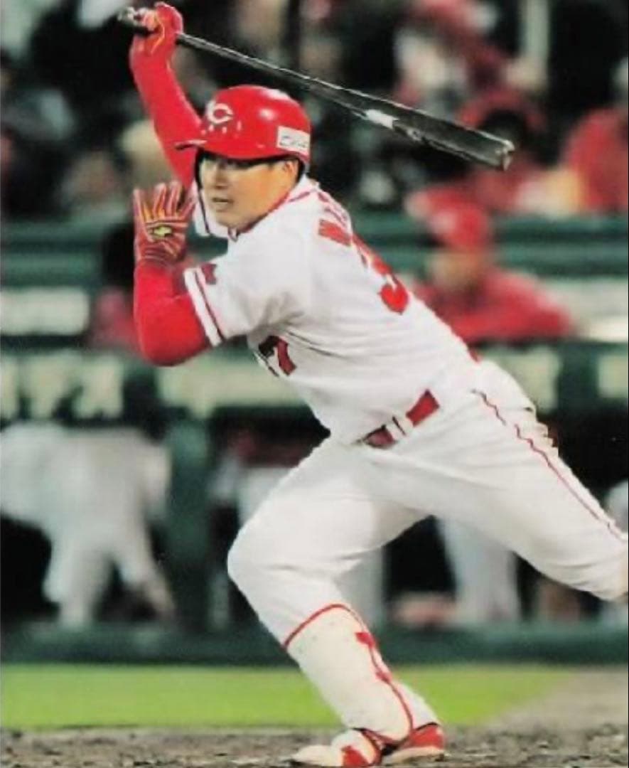 広島東洋カープ #37 松山竜平 選手 実使用バッティンググローブ