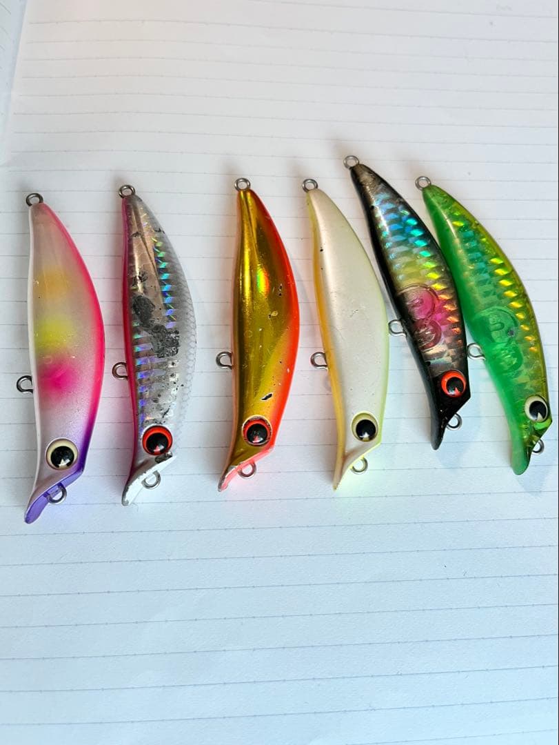[廃盤] ima　サスケシャッド 75　6個セット　sasuke75shad