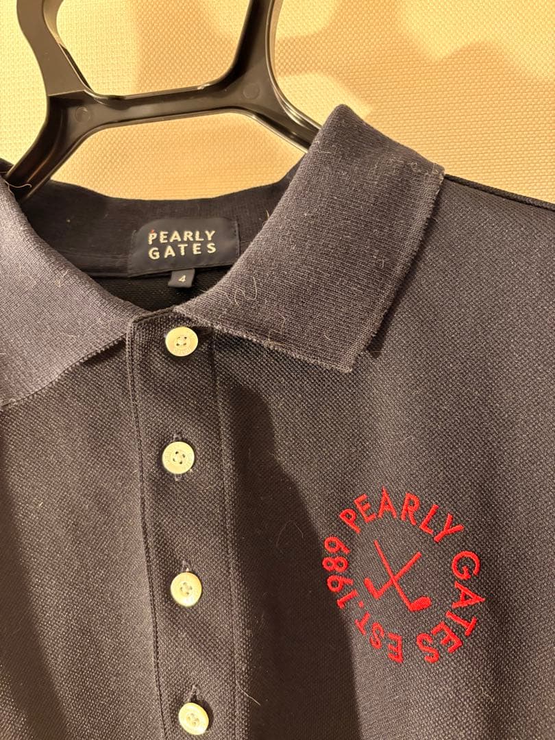 値下げ‼️PEARLY GATES ネイビー ポロシャツ　size4