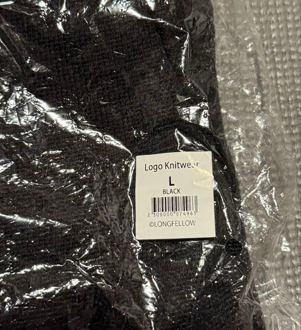 BUMP OF CHICKEN Logo Knitwear/BLACK 新品 L