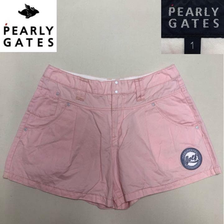 パーリーゲイツ ゴルフ ハーフ パンツ ピンク サイズ1