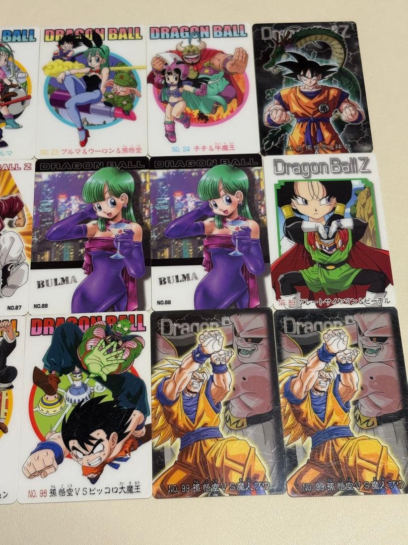 ドラゴンボール　グミ　カード　ブルマ他