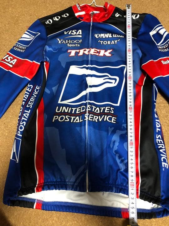 TREK USポスタルサービス　パールイズミ　日本製サイクルジャージ　L