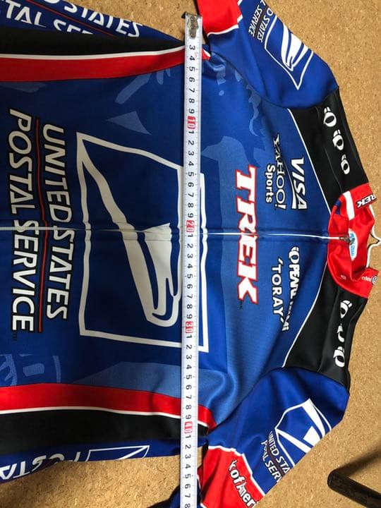 TREK USポスタルサービス　パールイズミ　日本製サイクルジャージ　L