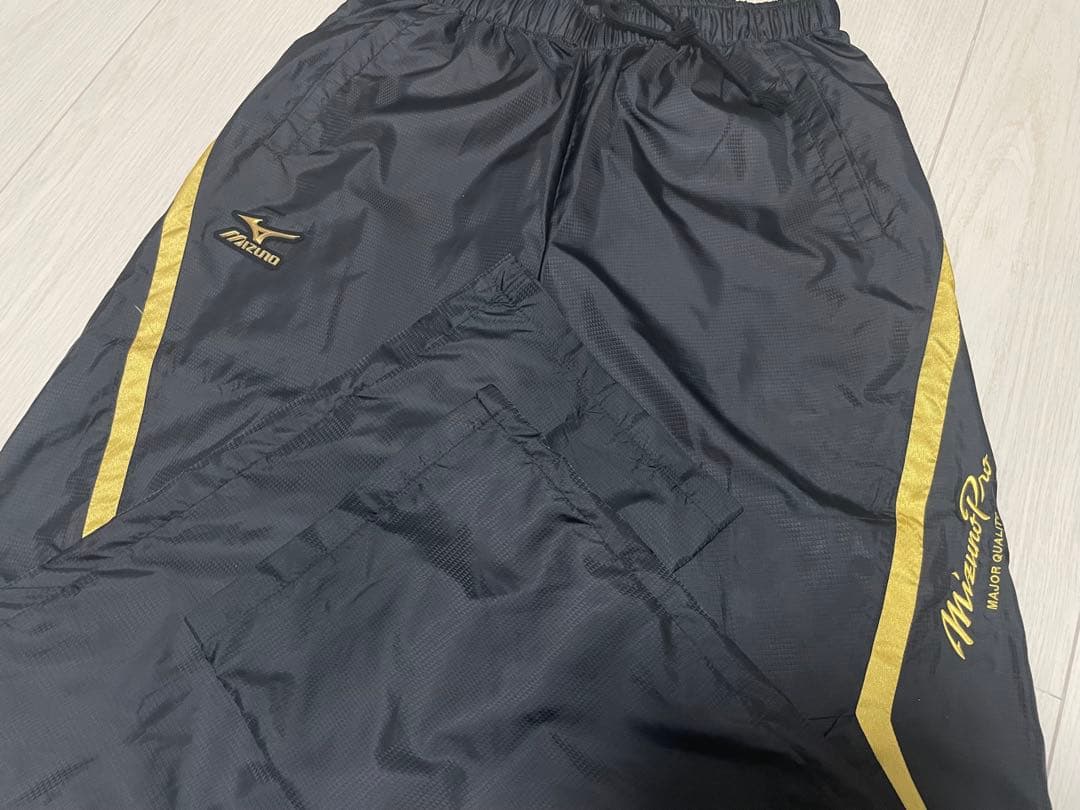 Mizuno ミズノプロ ジャケット・パンツセット L ブラック/イエロー