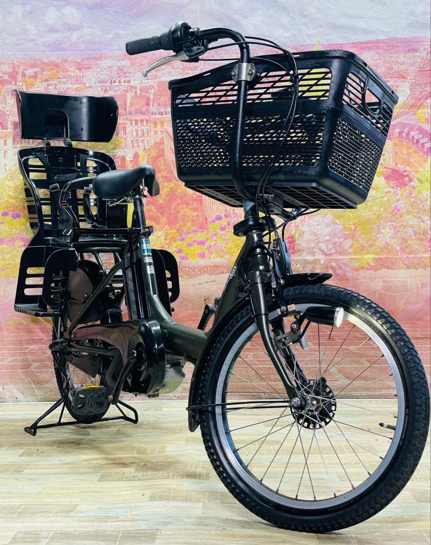ZK3677 電動自転車 ヤマハ パスキス 子供乗せ 20インチ 送料無料