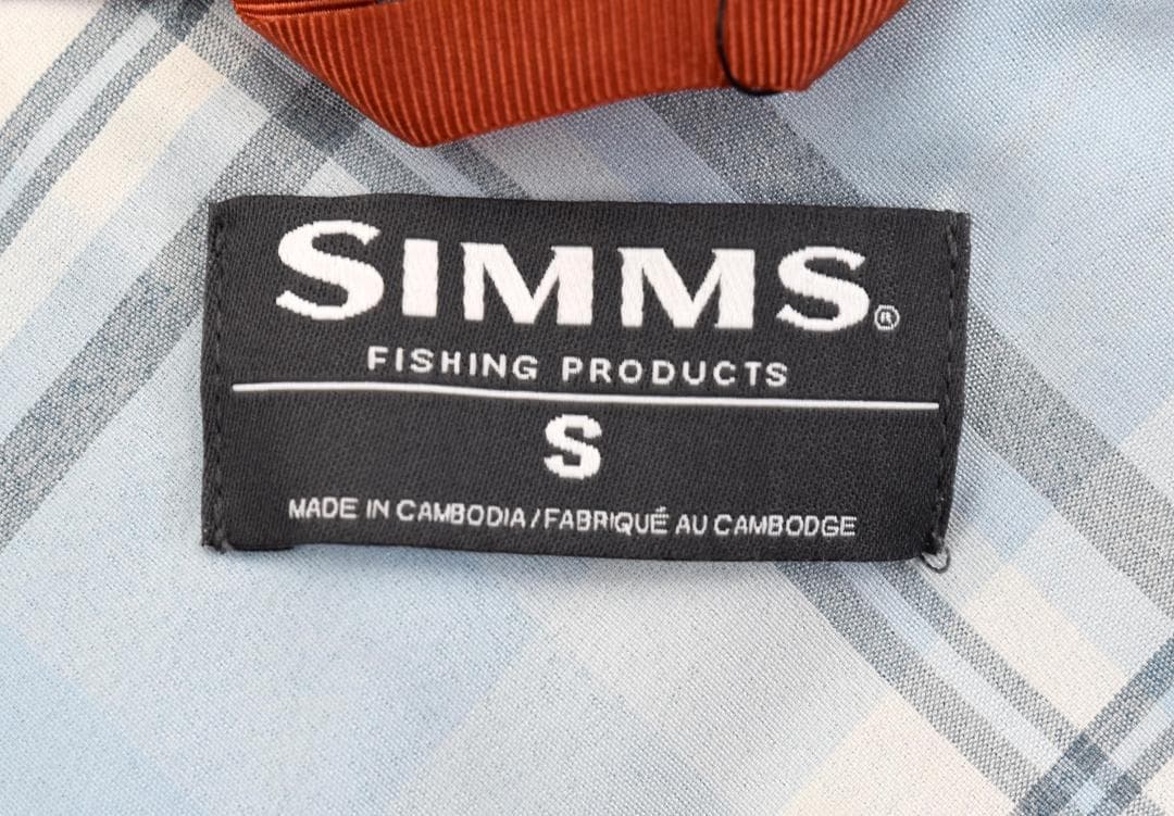 Simms★シムス Outpost Plaid 半袖シャツ size:S ミスト
