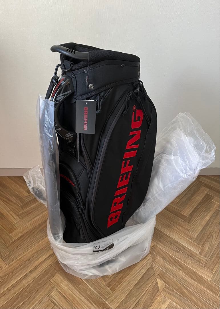 新品 送料込みCR-5#03ブラックBRIEFINGブリーフィングキャディバッグ