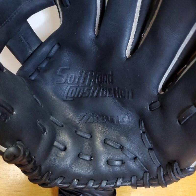 ミズノ ソフトハンドコントラクション 限定モデル 良品 内野用 軟式グローブ