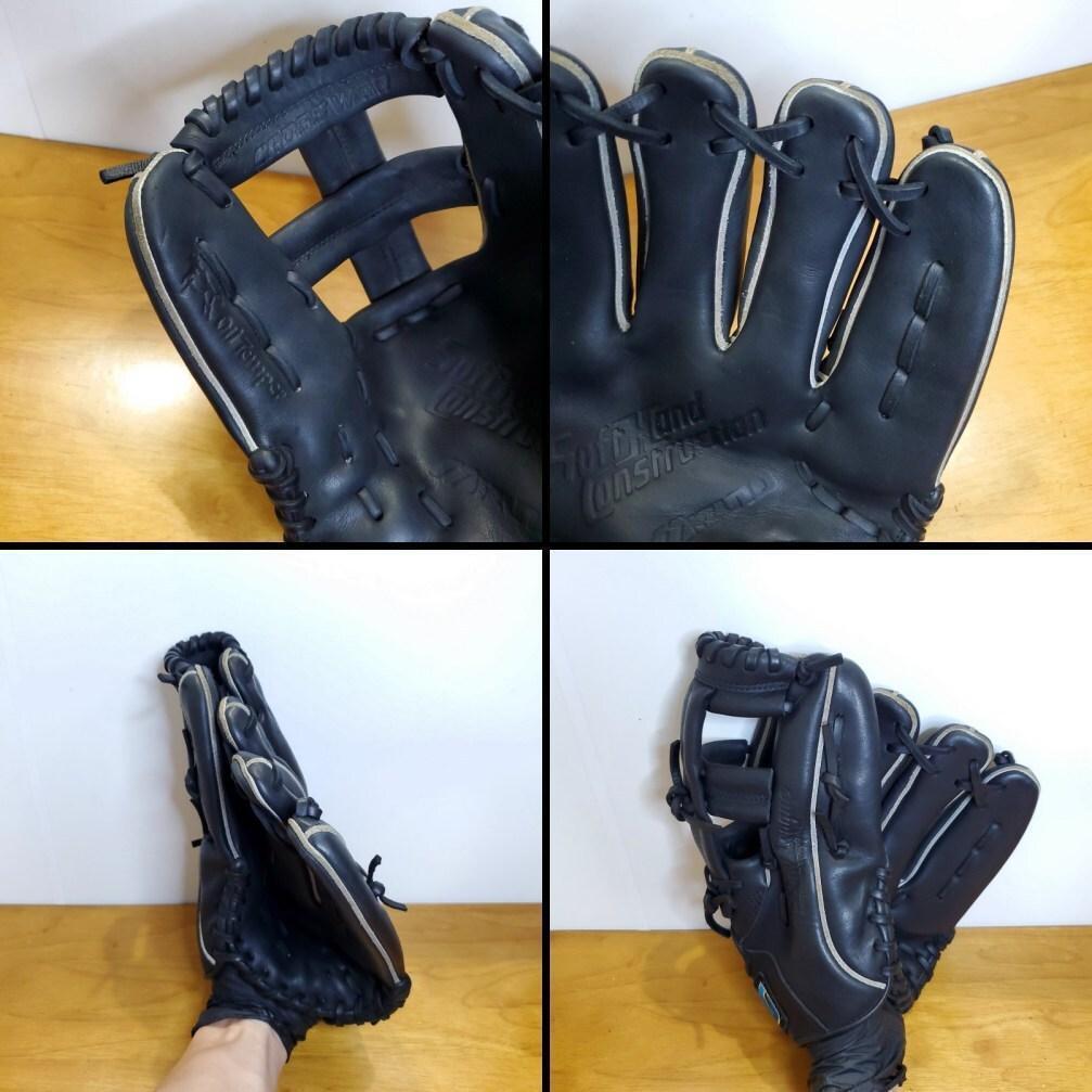 ミズノ ソフトハンドコントラクション 限定モデル 良品 内野用 軟式グローブ