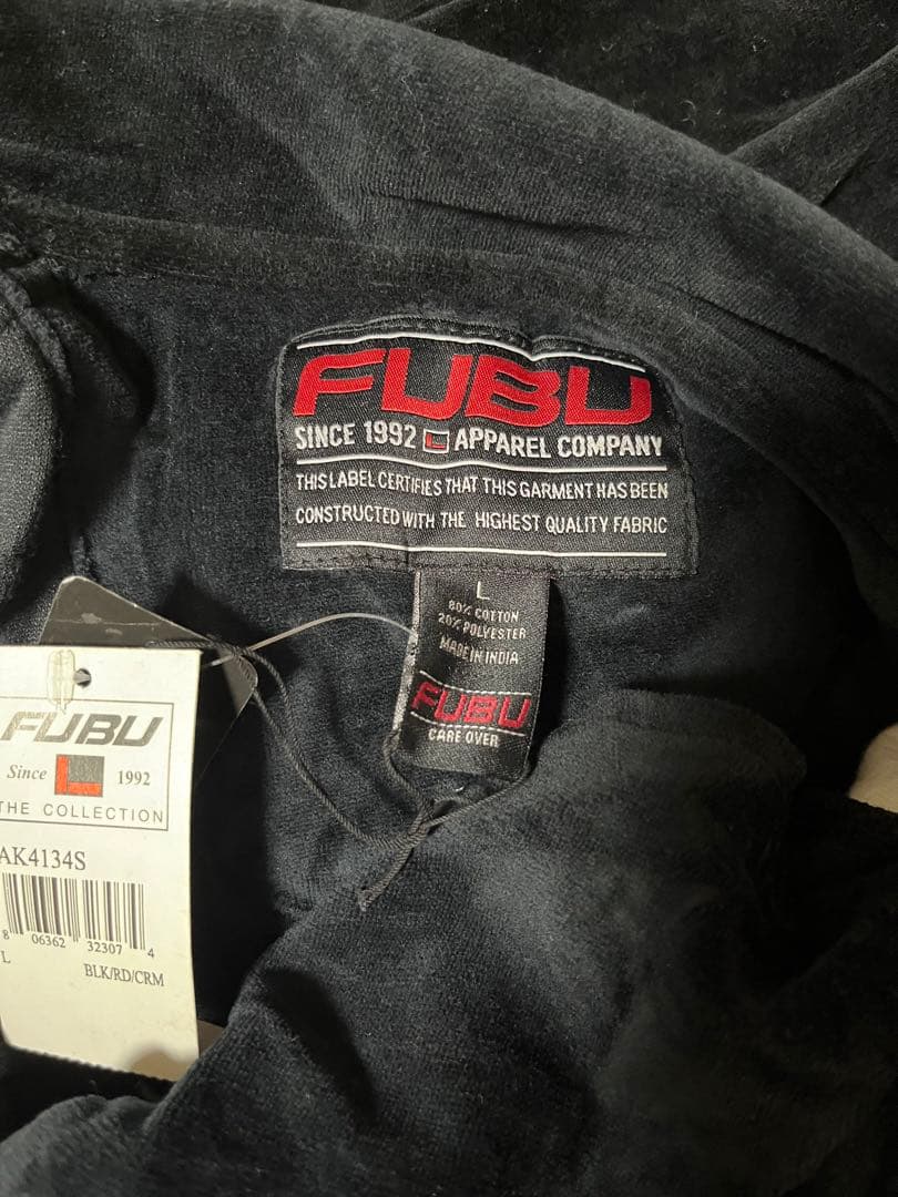 新品未使用　FUBU ベロア セットアップ　Velour set up ジャージ