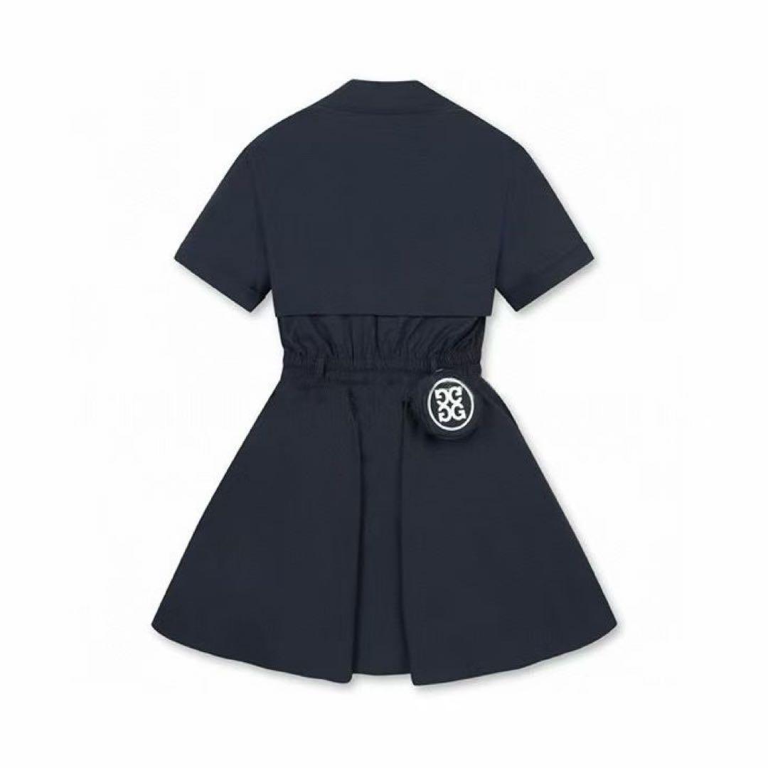 G/FORE レディース　ゴルフウェアネイビー ショートスリーブ ワンピース