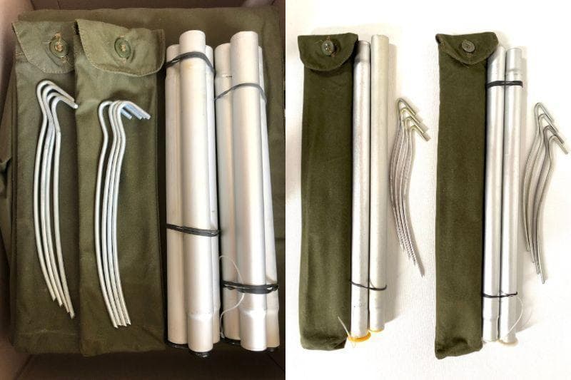 ポーランド軍 放出 ポンチョテント一式 サイズ２ ブラック （170-180）