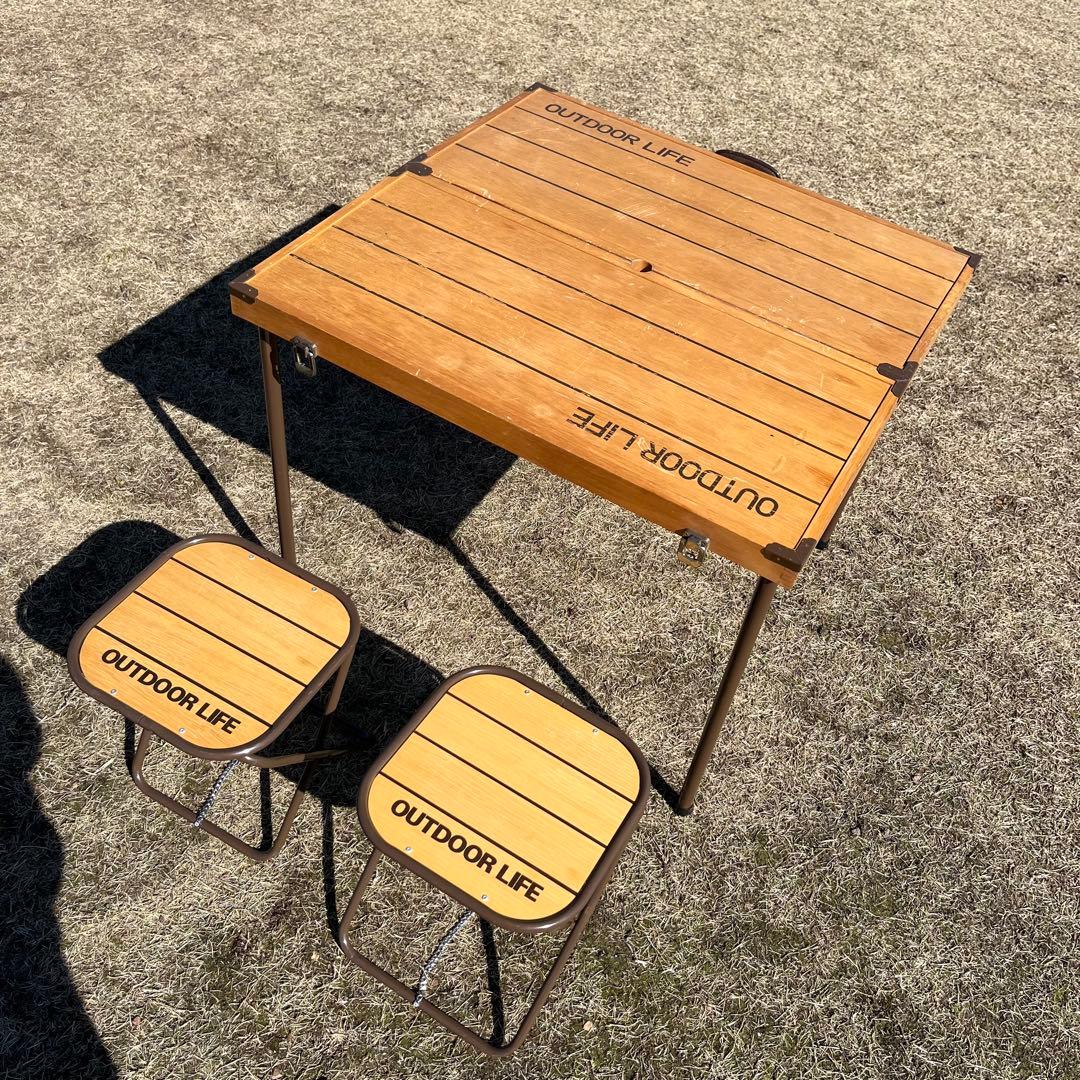 OUTDOOR LIFE テーブルチェアセット