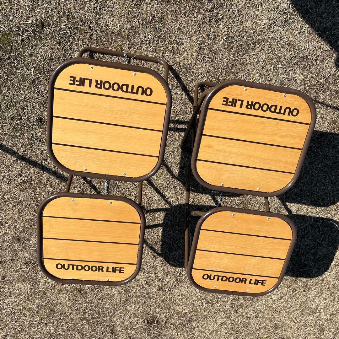 OUTDOOR LIFE テーブルチェアセット