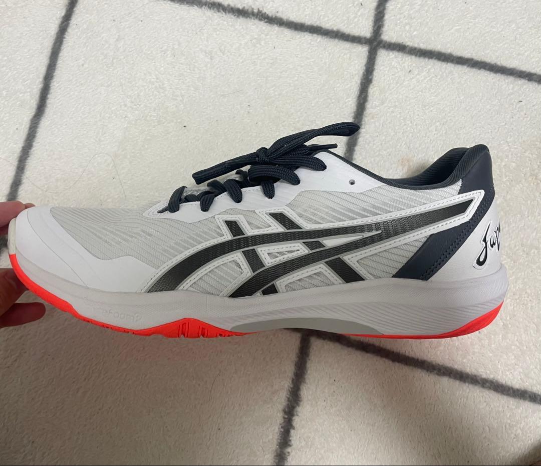 ASICS バレーボールシューズ ホワイト/ブラック/オレンジ