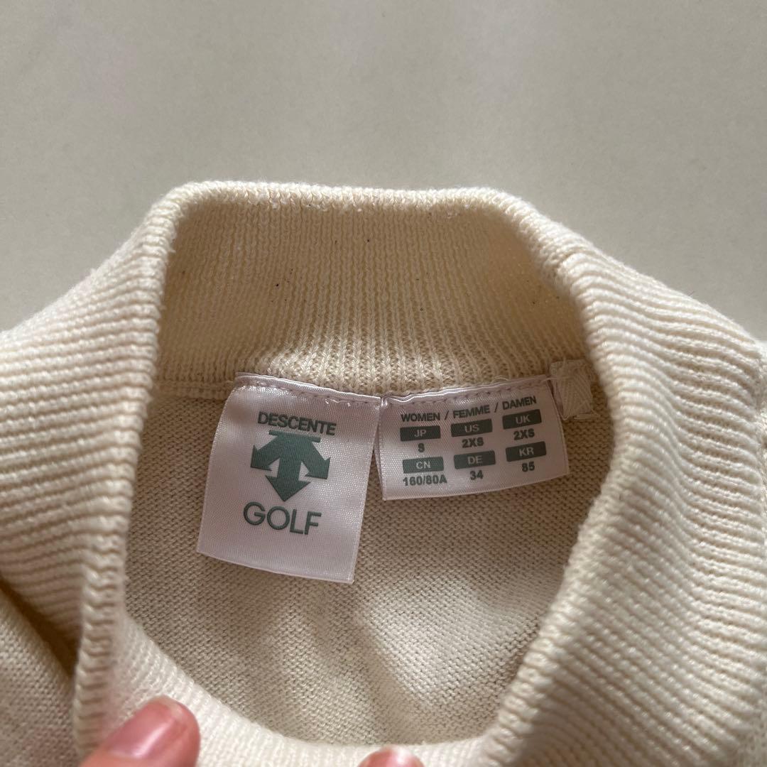 DESCENTE ゴルフ セーター（S）・スカート（M）セット