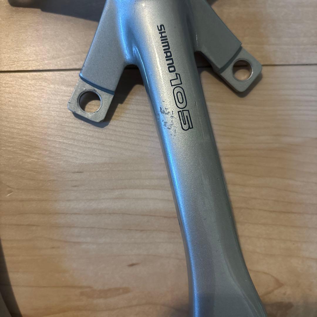 シマノ　クランク　105 pcd130 5アーム　167.5mm