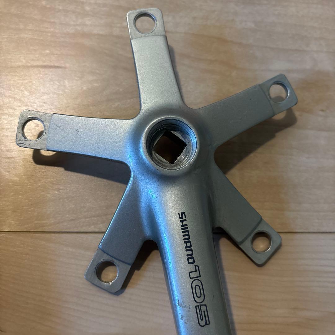 シマノ　クランク　105 pcd130 5アーム　167.5mm
