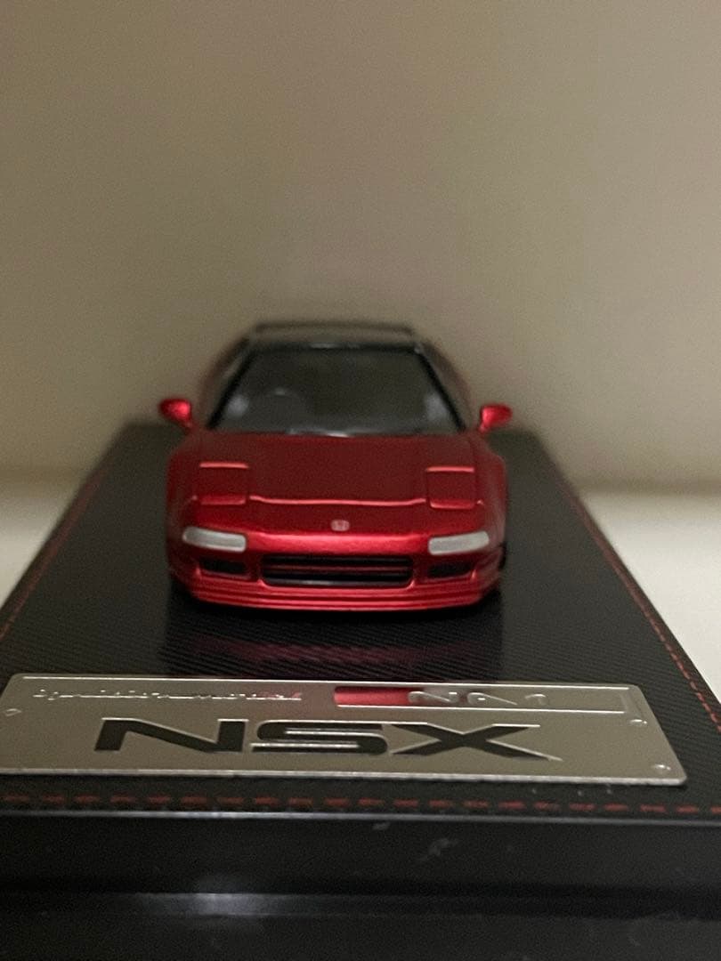 1/64　イグニッションモデル　ホンダ　NSX（NA1）　マットレッドメタリック