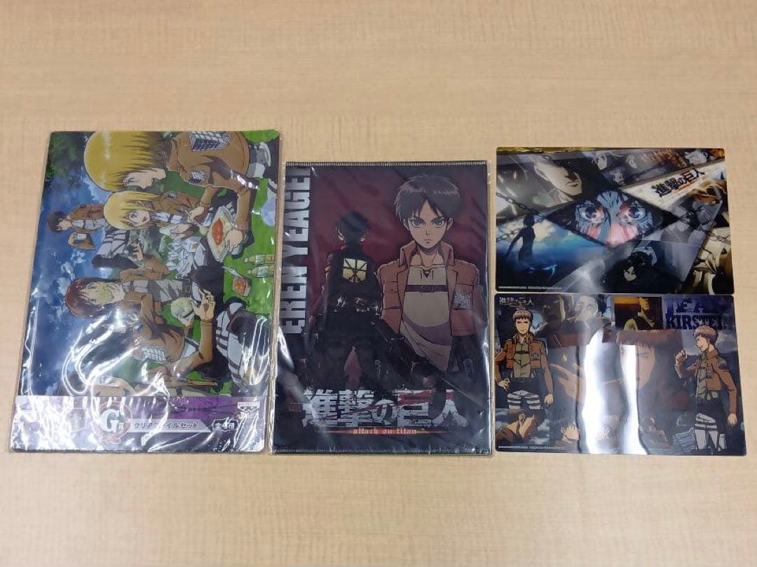 ❶未開封あり 進撃の巨人 クリアファイル マルチシートなど まとめ売り