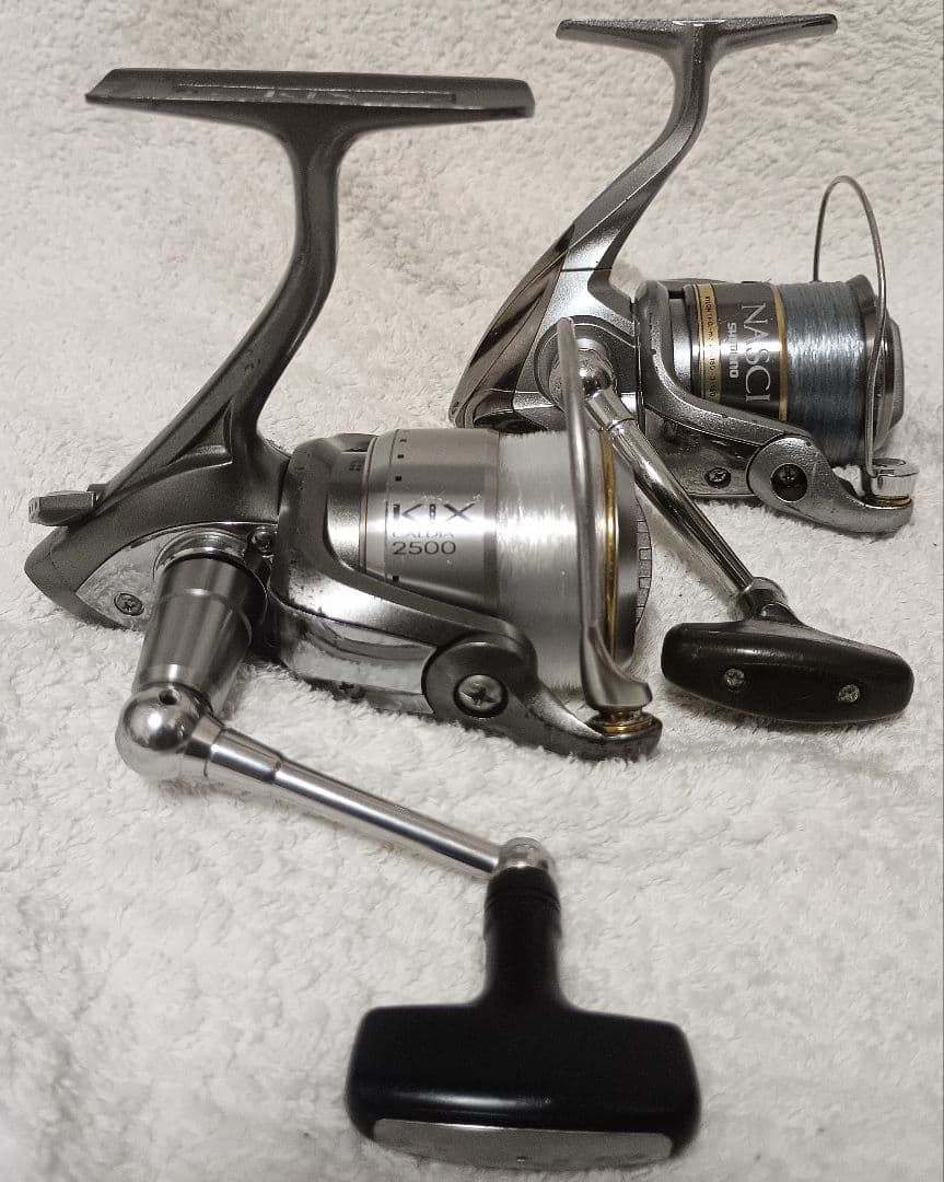 ダイワカルディアキックス2500&シマノ11ナスキーC3000まとめて