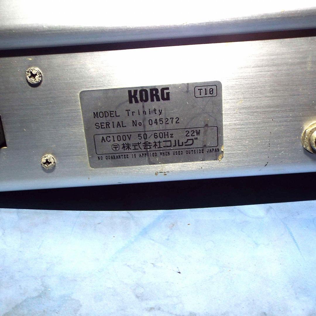液晶難有_KORG TRINITY 61鍵_SCSI付_FDD交換_取説新品