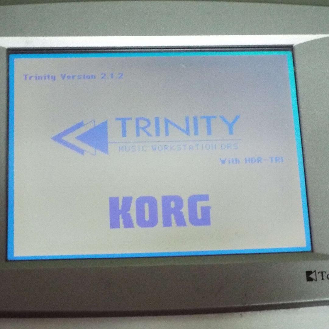 液晶難有_KORG TRINITY 61鍵_SCSI付_FDD交換_取説新品