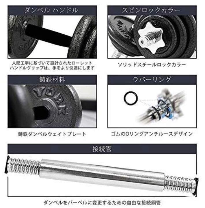 【限定】ダンベル 鉄アレイアジャスタブル 20kg ダンベル ホームジム 筋トレ