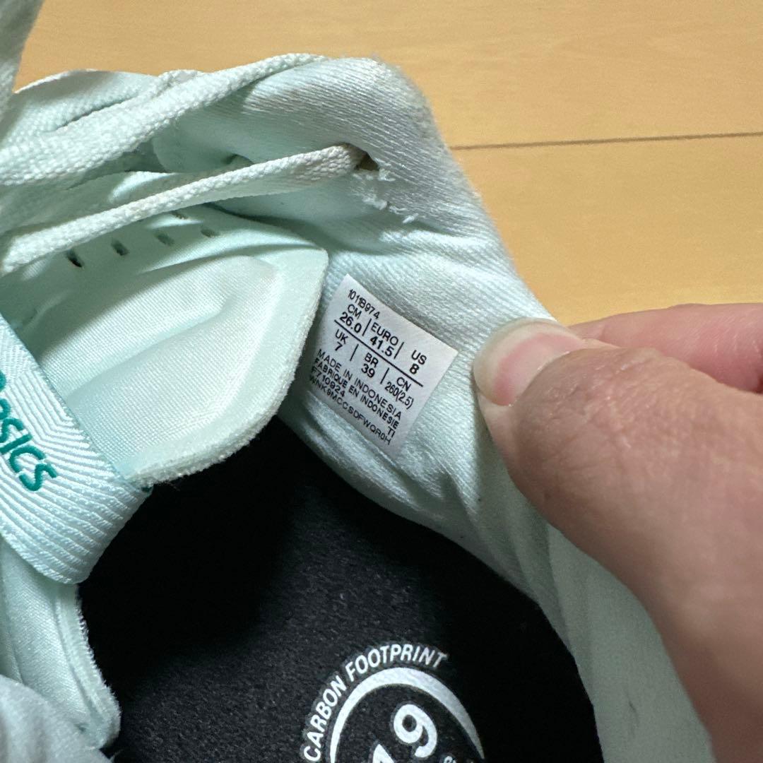 ノヴァブラスト5 ASICS ランニングシューズ アクア/オレンジ/26㎝