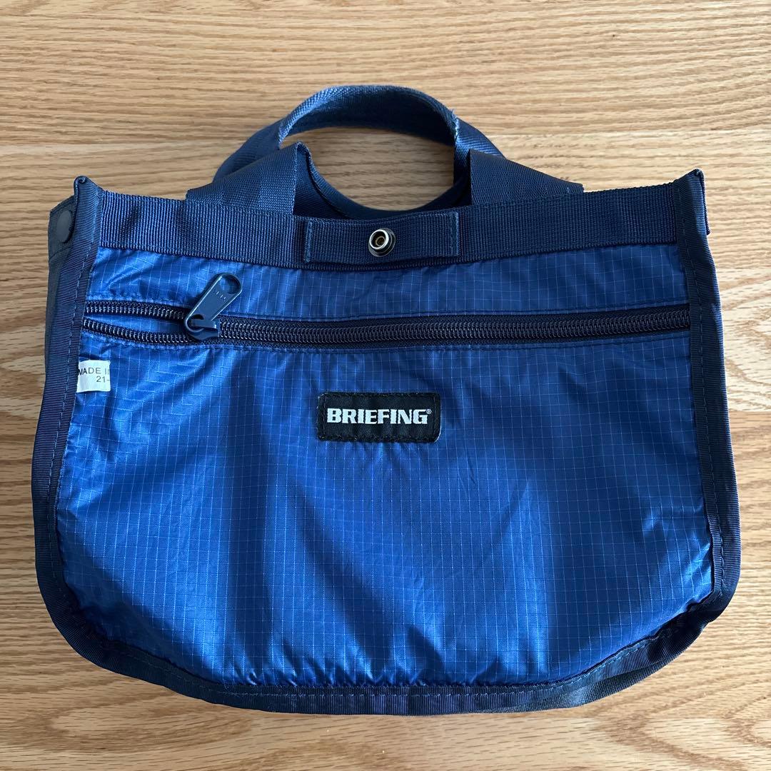 BRIEFING ネイビー トートバッグ