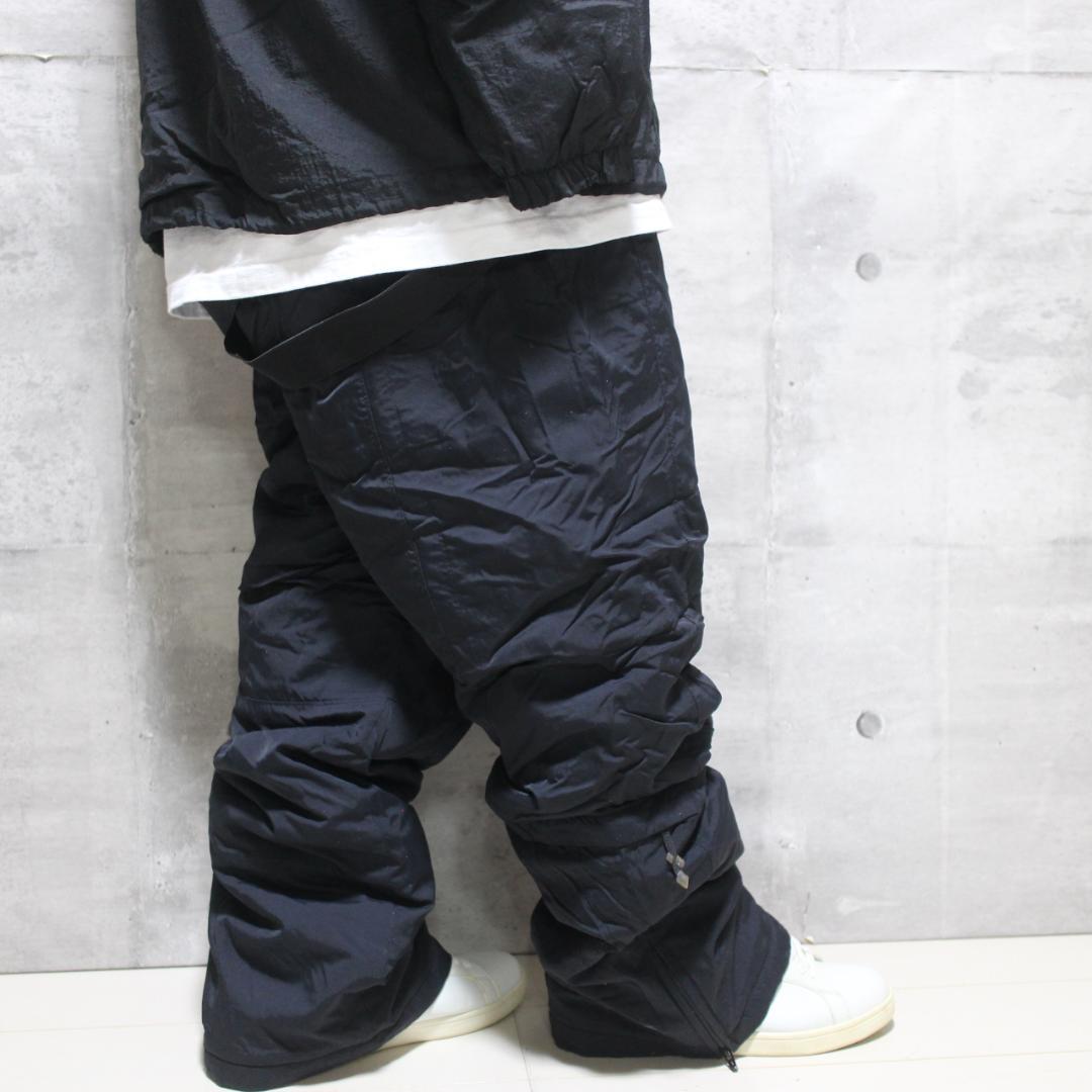 【美品 高機能 撥水】極暖中綿 チタニウム【XL】コロンビア スノーパンツ 黒