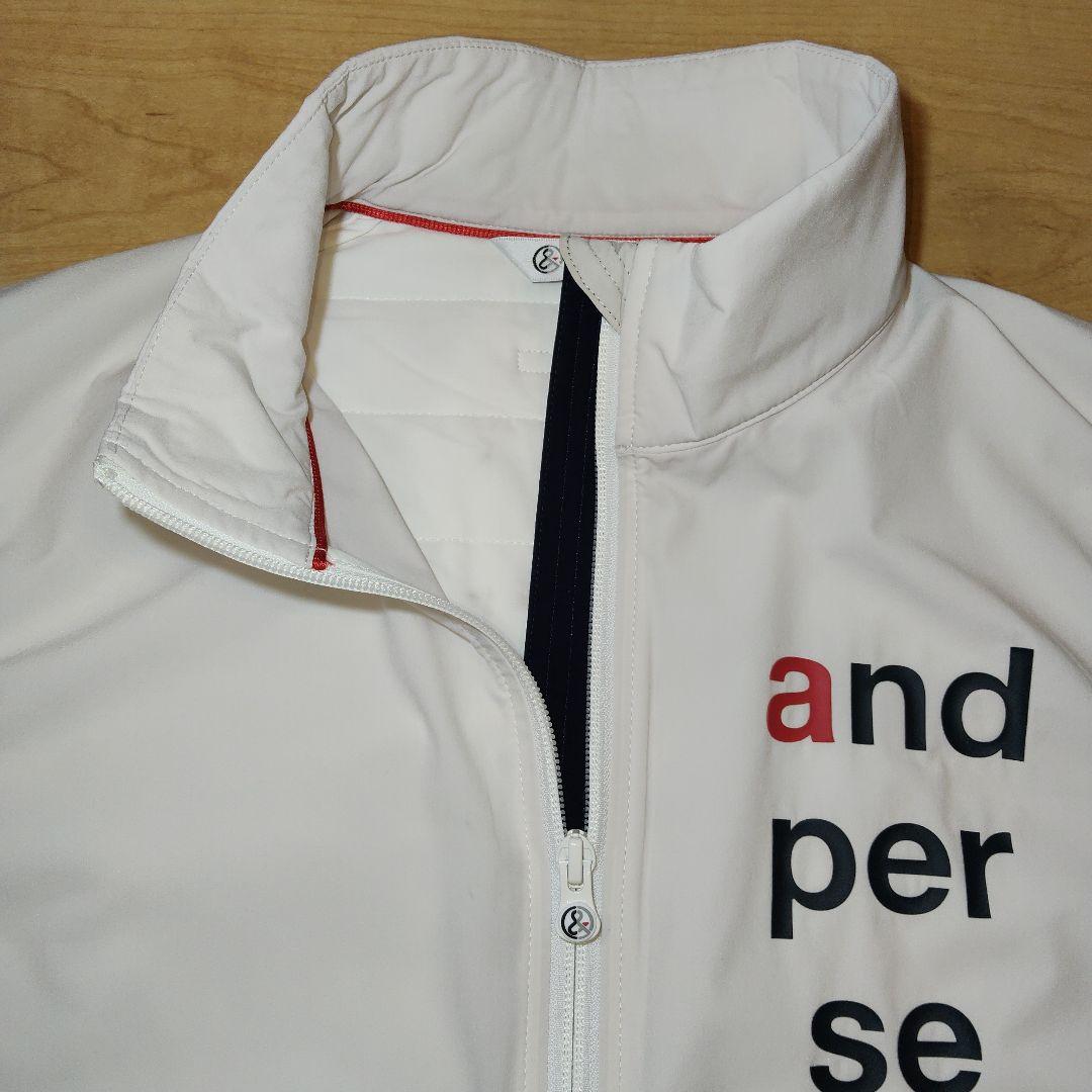 Mサイズ 美品【and per se】アンパスィ フルジップ ベスト