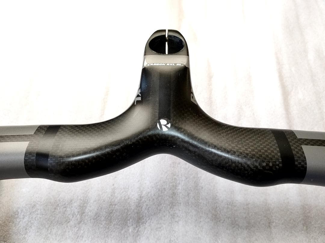 超軽量 ステム一体型 フルカーボンドロップハンドル セット 自転車パーツ 部品