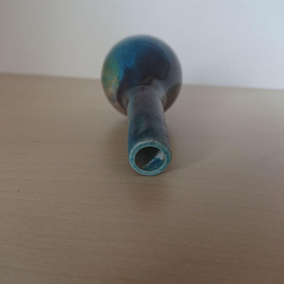 切込焼　二彩　御神酒徳利　花瓶