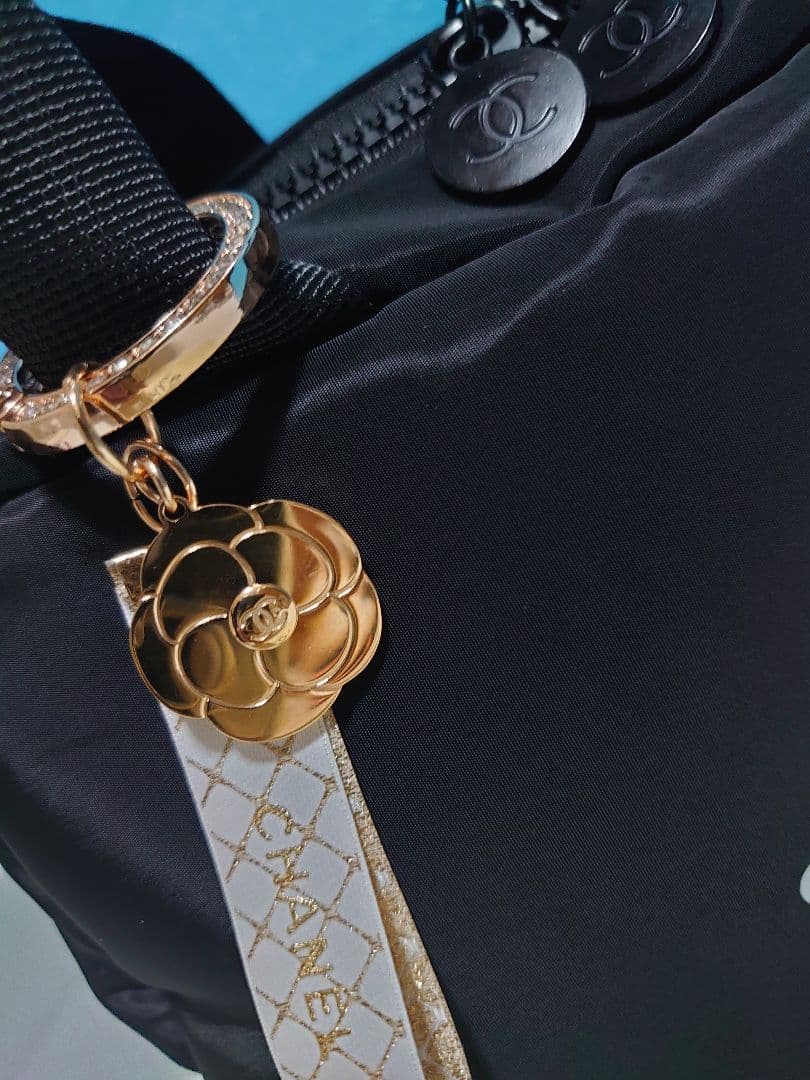 CHANEL　ノベルティ　ジッパー可愛いココマーク ブラックバック　ケース