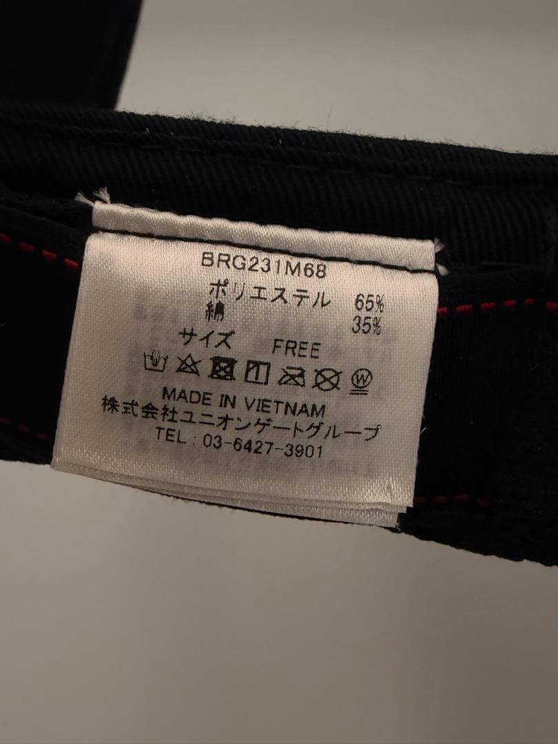 [美品] BRIEFING GOLF ブリーフィング ゴルフ バイザー ブラック