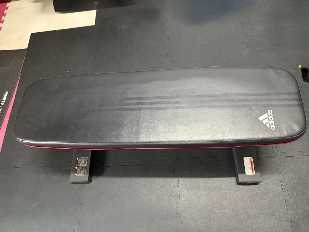 [引き取り限定]　アディダス　トレーニングフラットベンチ