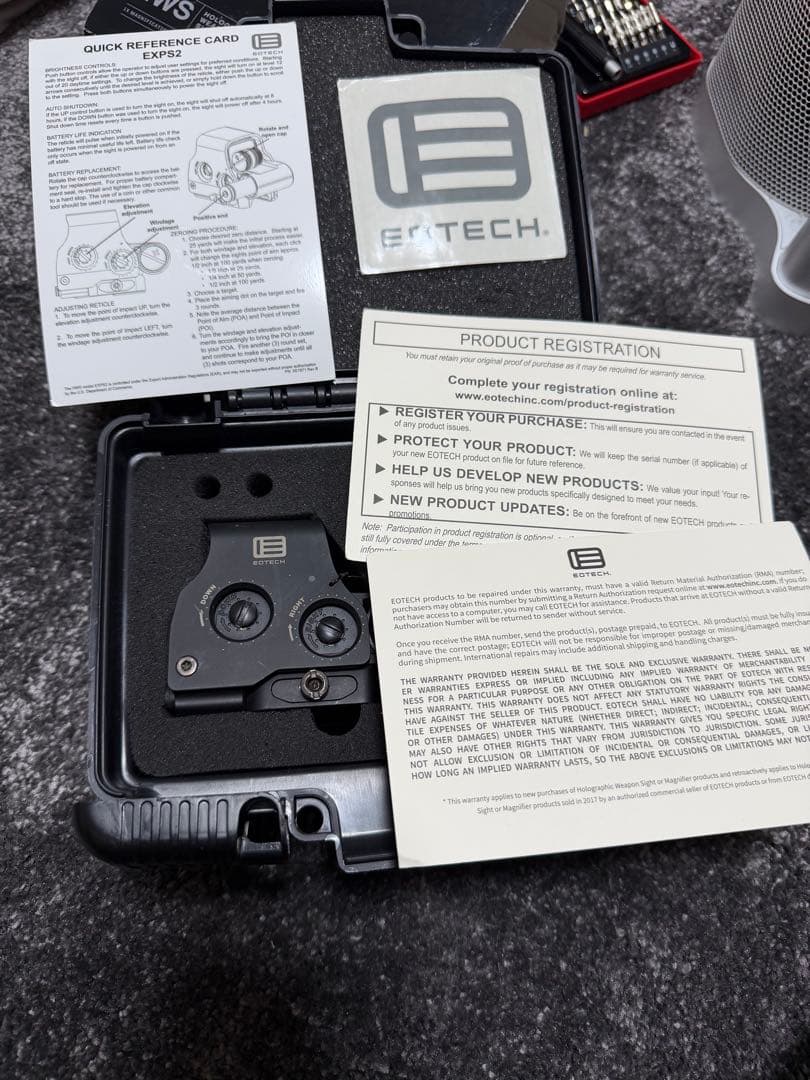 最終値下げ実物 EOTech EXPS2-0 2022年製新ロゴ ホロサイト箱付