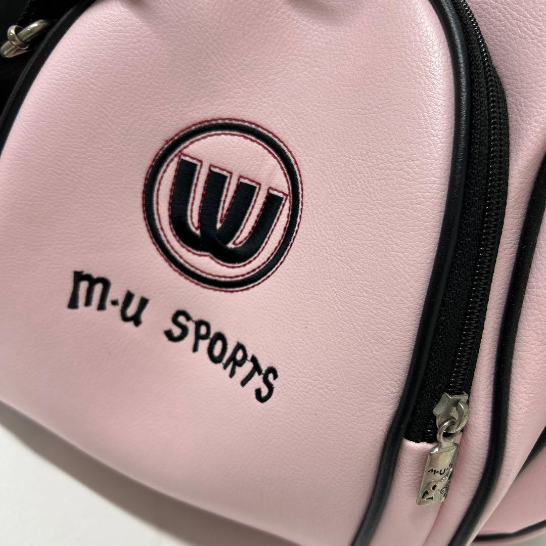 ミエコウエサコ M.U SPORTS ゴルフボストンバッグ シューズバッグ