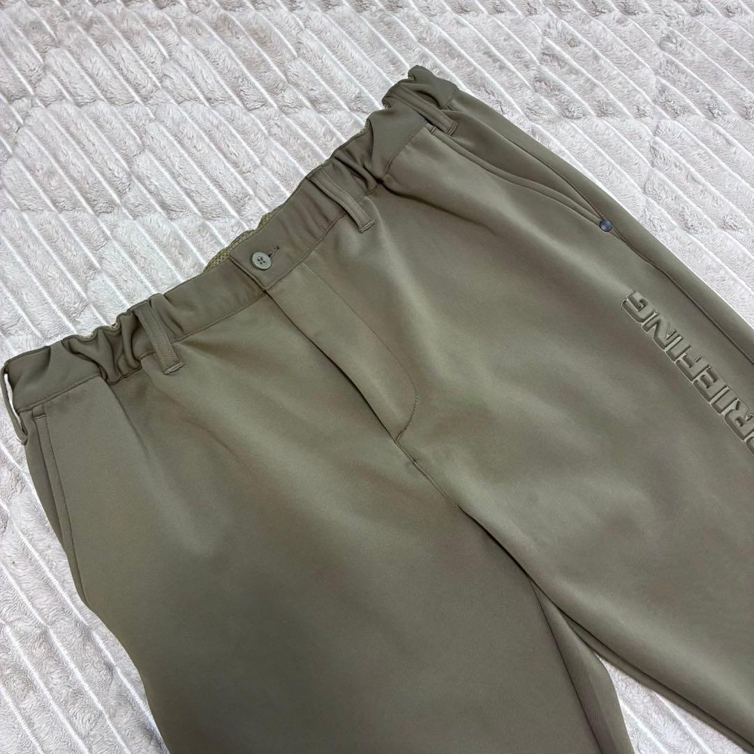 BRIEFING MENS 3D LOGO SLIM PANTS グリーン L寸
