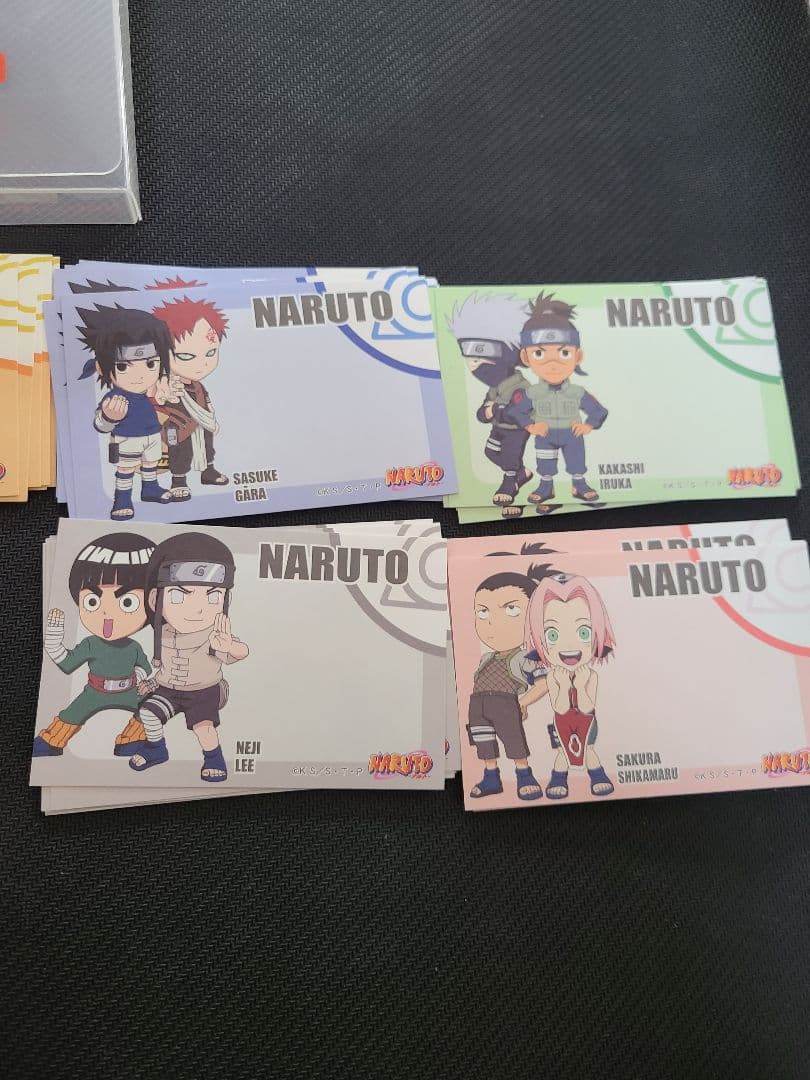 公*o様 NARUTO　メモ紙、レター紙セット