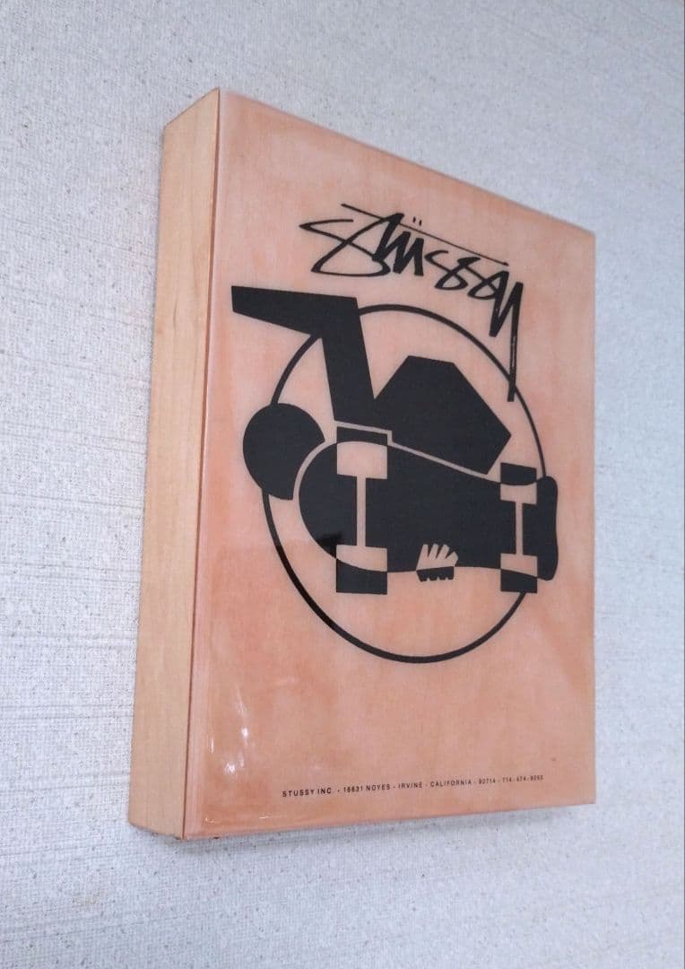 Stussy スケートボード グラフィック 木製 壁掛け オブジェ