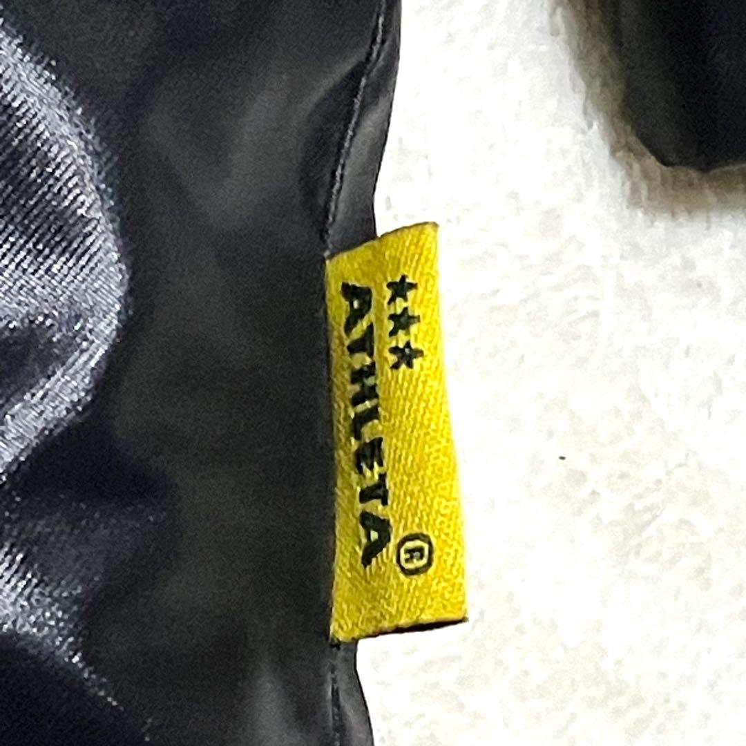 ATHLETA アスレタ ベンチコート M ブラック ロング丈 ポリエステル