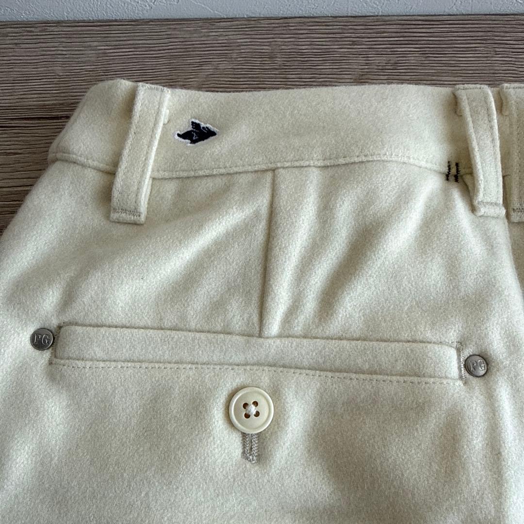 希少！新品未使用パーリーゲイツ　Essentialウールパンツ （オフホワイト）