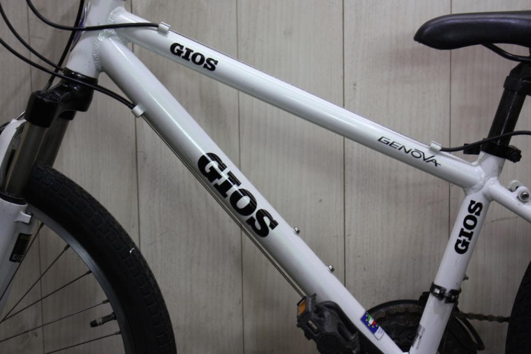 GIOS GENOVA 24型 シマノ21速 320mm 本格子供用MTB 白