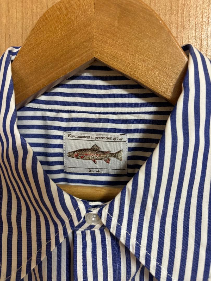 Brook 長袖 Fishing Tool Shirt ストライプ 釣り